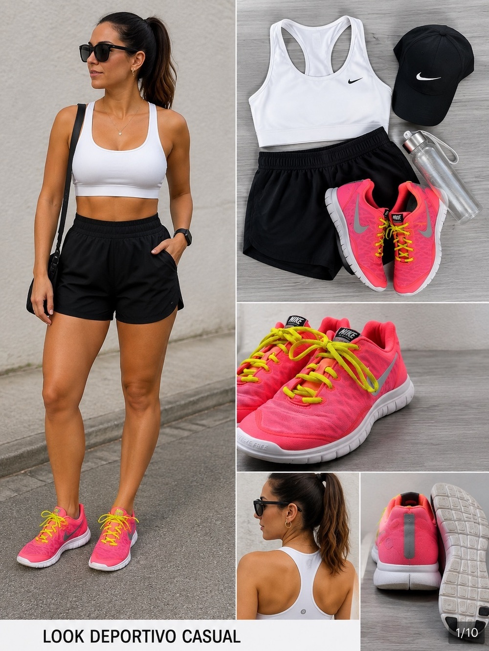 Nike Swift Women's Running Shoes - Pink/Yellow Size 8